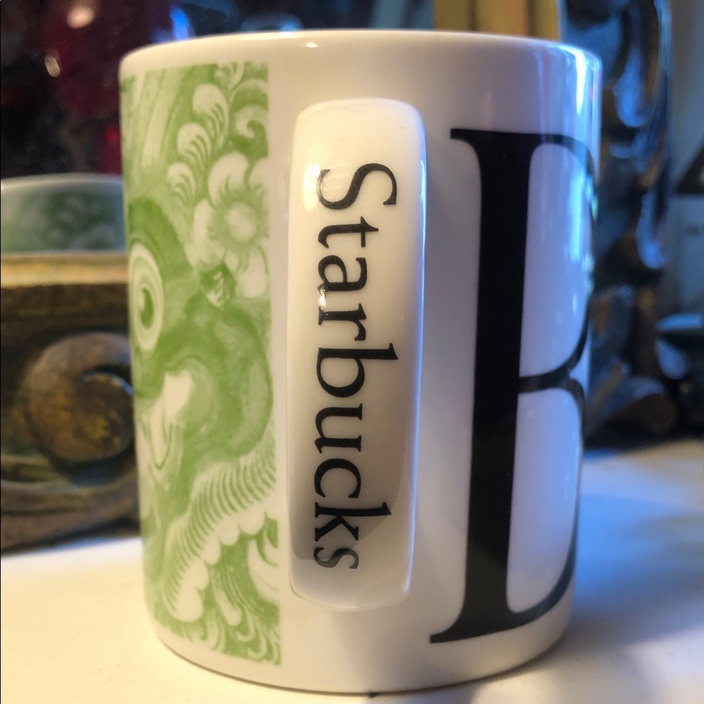 STARBUCKS BALI Green and Black “City Mug” Collectors Series 💚